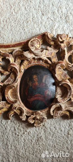 Икона с Храма.Ангел Хранитель.18-19в