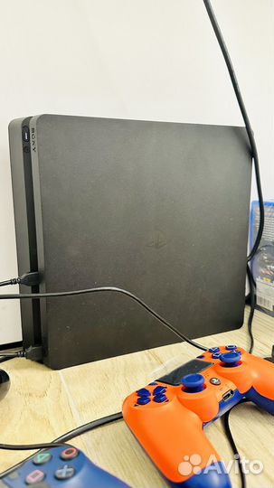 Sony playstation 4 ps4 slim 1tb + 90 игр жир