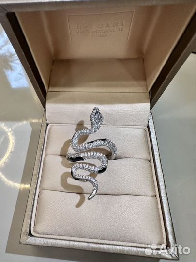 Кольцо змея медицинская сталь