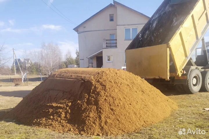 Песок, щебень с доставкой