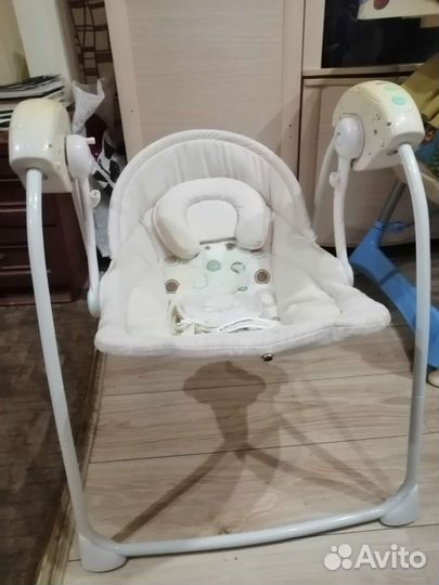 Детские электронные качели бу