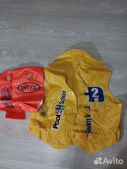 Жилет и нарукавники для плавания, детский