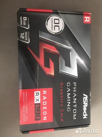 Видеокарта rx570 8gb