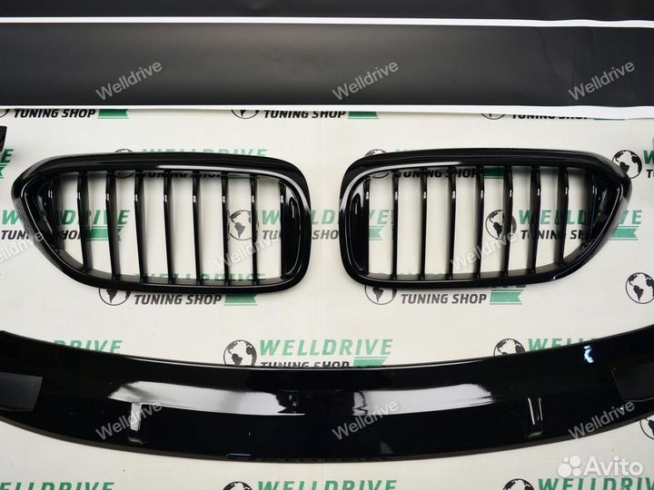 Обвес BMW 5 G30 дорест стиль M-Perfomance решетка