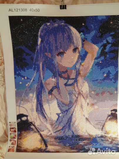 Картина алмазная готовая Аниме