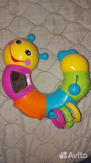 Интерактивная развивающая Весёлая гусеница