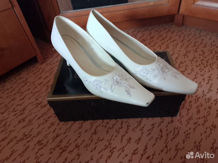 Туфли свадебные, раритетные