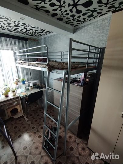 Кровать двухьярусная икея