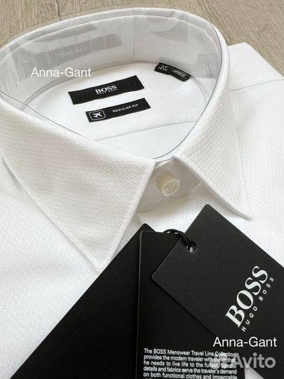 Новая рубашка Hugo Boss (37 14, 1/2) оригинал