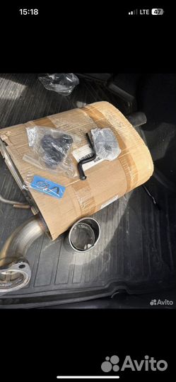 Глушитель На camry v55,70,75 с установкой