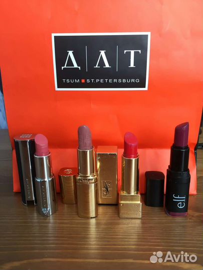 Помады givenchy, YSL, e.l.f., Loreal