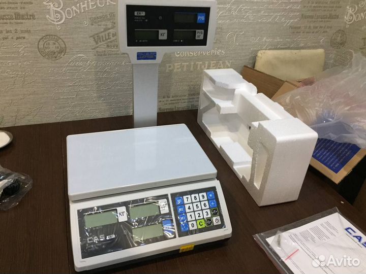 Весы торговые CAS ER-JR-15CBU