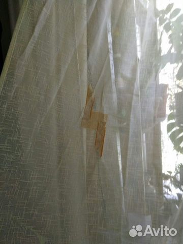 Шторы, тюль бежевые
