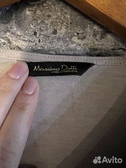 Женская футболка с длинным рукавом massimo dutti