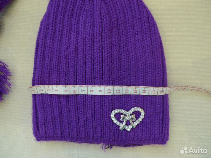 Шапочки для девочки осень / зима на 3-4 г