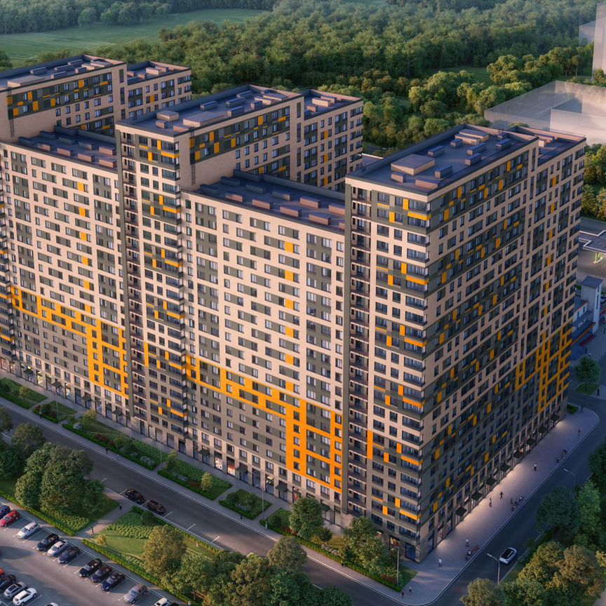 3-к. апартаменты, 61,7 м², 10/24 эт.