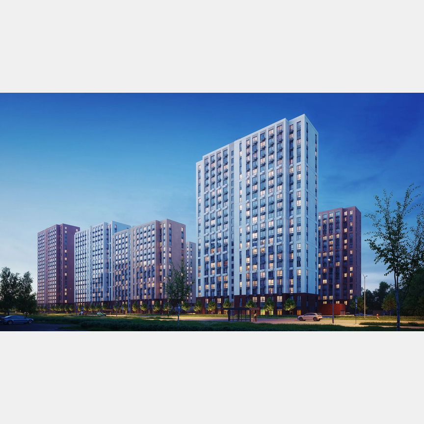 3-к. квартира, 60,5 м², 4/24 эт.