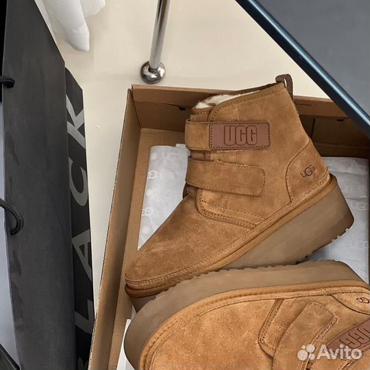 UGG угги Neumel Platform Beige (Арт.4547)