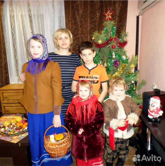 Платье в русском народном стиле