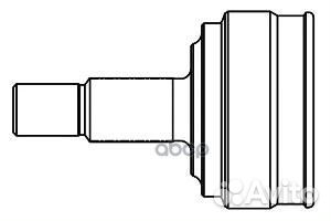 ШРУС hyundai getz 1.1 02-11 нар. +ABS hyundai