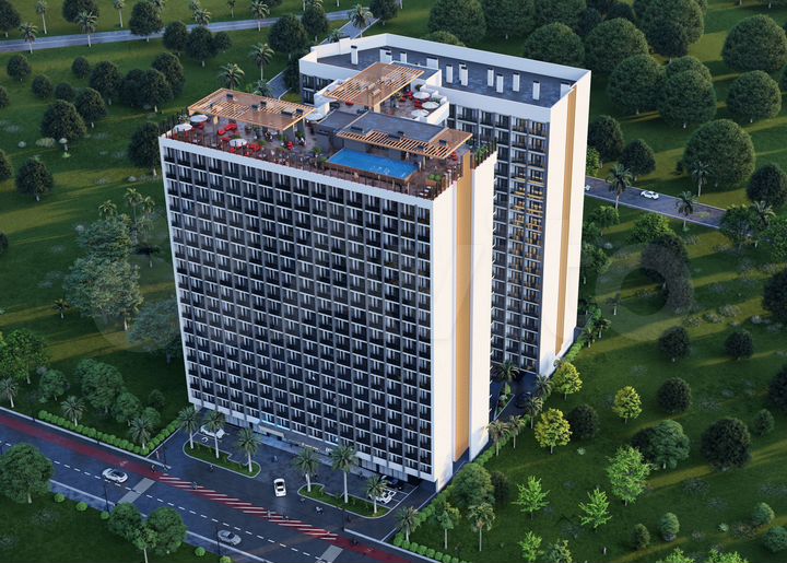 Квартира-студия, 31,4 м² (Грузия)