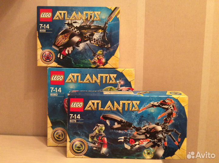 Lego Atlantis 8060, 8076