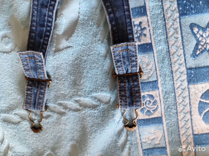 Джинсовый комбинезон для девочки 116