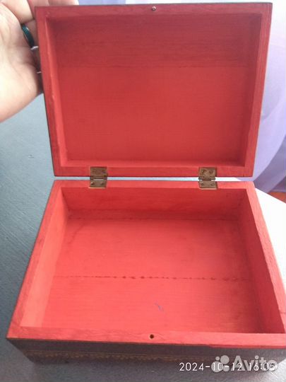Шкатулка деревянная СССР