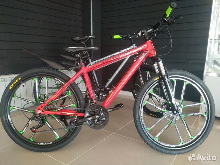 Велосипед на литых дисках