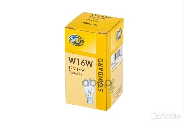 Лампа Hella W16W 12V 8GA008246001 hella