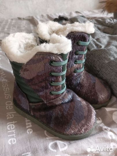 Ботинки зимние детские 23