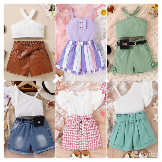 Стильные комплекты на лето 100 110 120