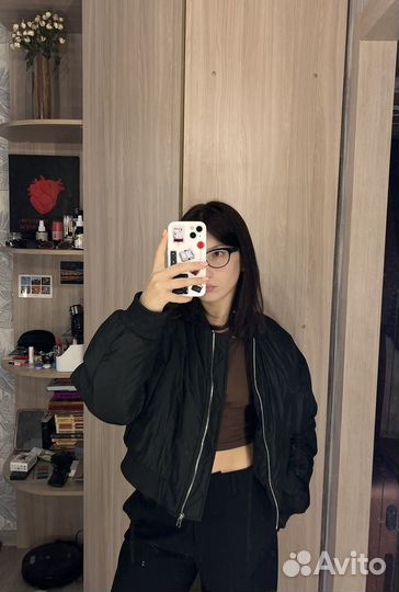 Бомбер befree оверсайз