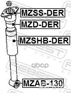 Опора заднего амортизатора mzss-DER mzss-DER Fe