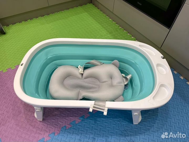 Складная ванночка Miyoumi с матрасиком