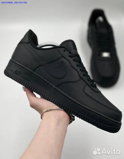 Кроссовки Nike Air Force 1 Low Black (Арт.58994)