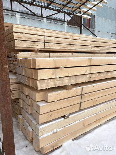 Брус обрезной 200х200х6000мм 1 сорт ГОСТ