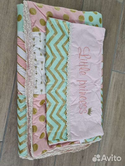 Комплект плед покрывало и наволочка