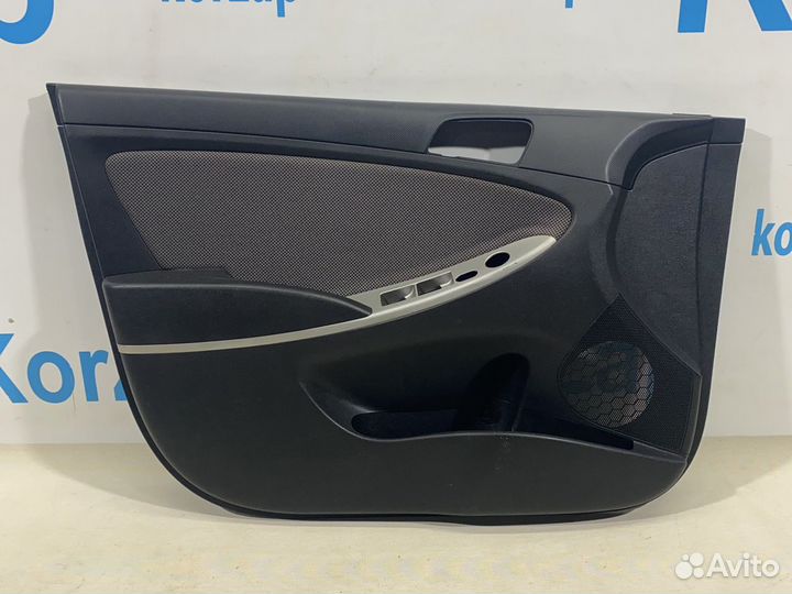 Обшивка двери передняя левая Hyundai Solaris