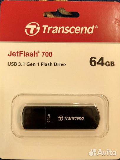 USB Transcend JetFlash Флэшка 64 Гб