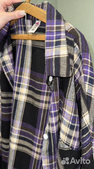 Рубашка в клетку женская