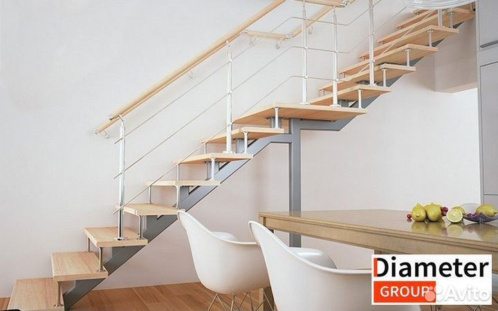 Изготовление сварной лестницы в стиле модерн