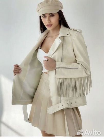 Куртка кожаная женская