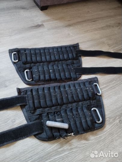 Утяжелители на ноги по 5кг(свинец)