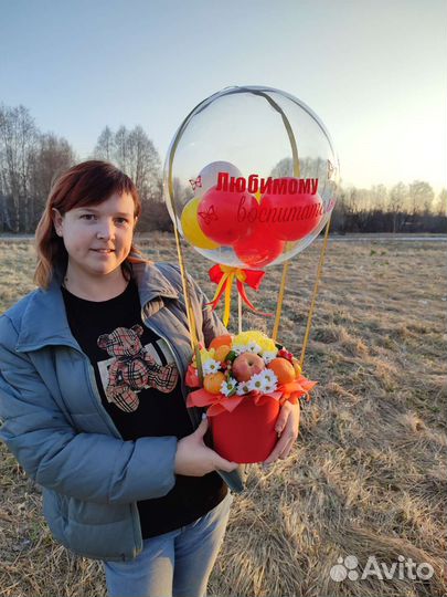 Съедобные букеты подарки воздушные шары