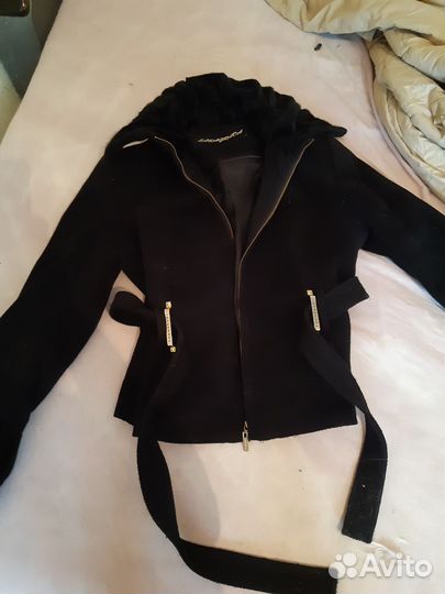 Дубленочка 44 размер. Укороченная