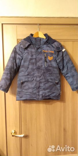 Куртка для мальчика зимняя 122