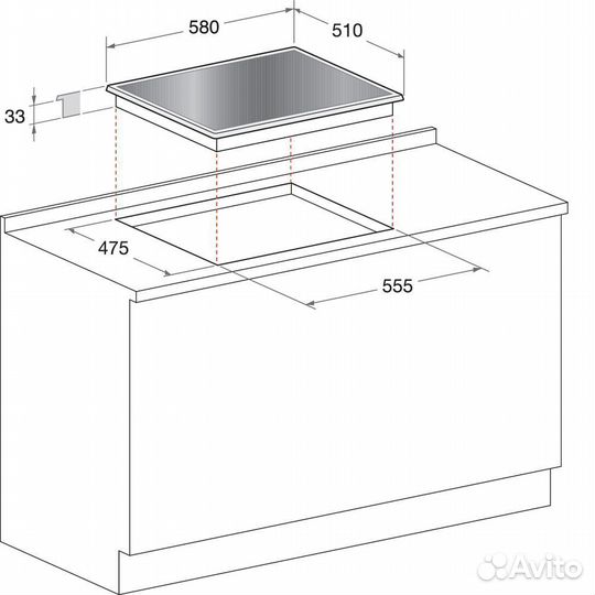 Варочная панель Indesit PR 642 /I (BK) Новая