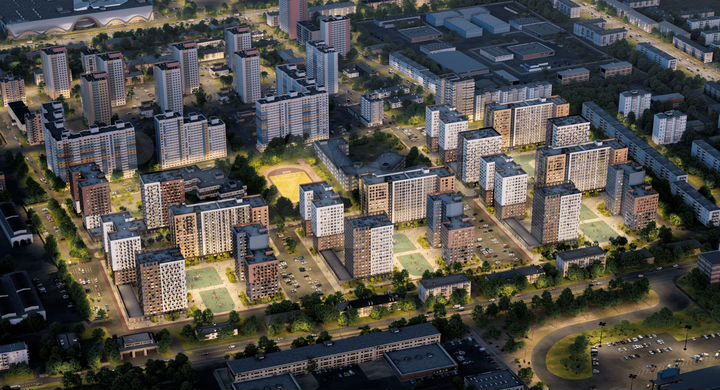 3-к. квартира, 72,3 м², 13/15 эт.