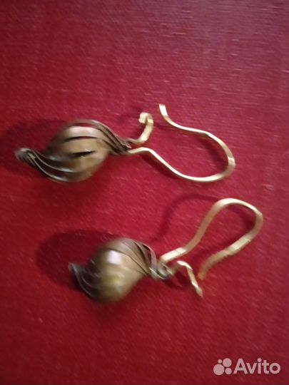 Серьги винтажные